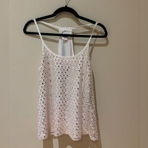 JB by Julie Brown White Sequin Camisole